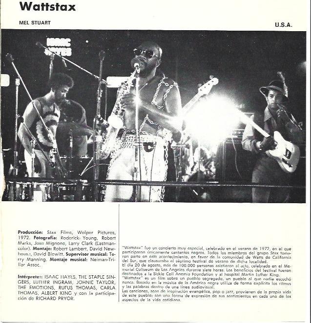 LAMINA 39338: Wattstax