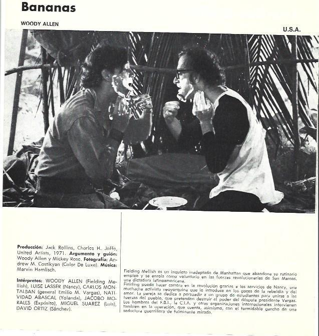 LAMINA 39350: Bananas de Woody Allen