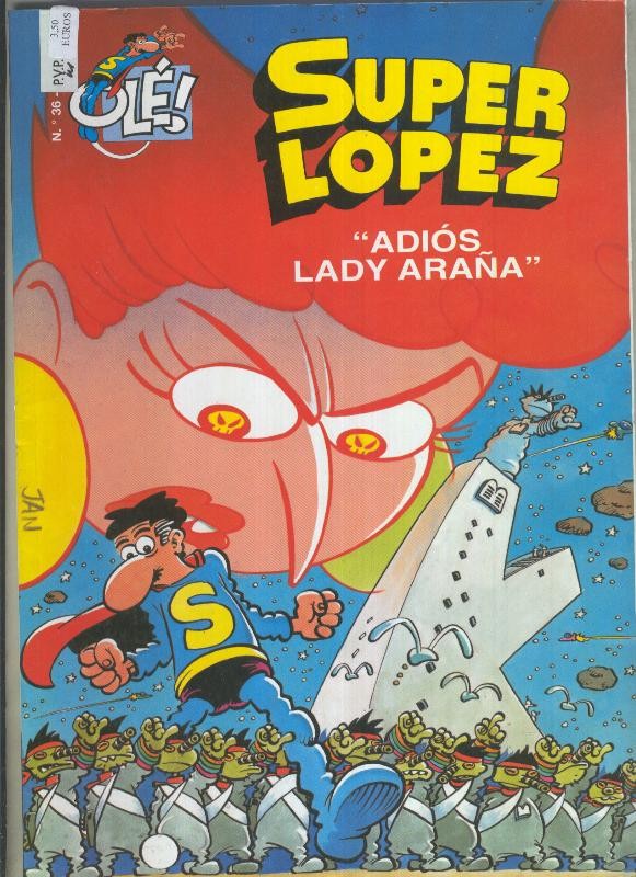 Ole Superlopez numero 36: Adios, Lady Araña