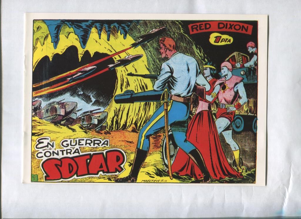 Red Dixon primera serie facsimil numero 09: En guerra contra Sotar