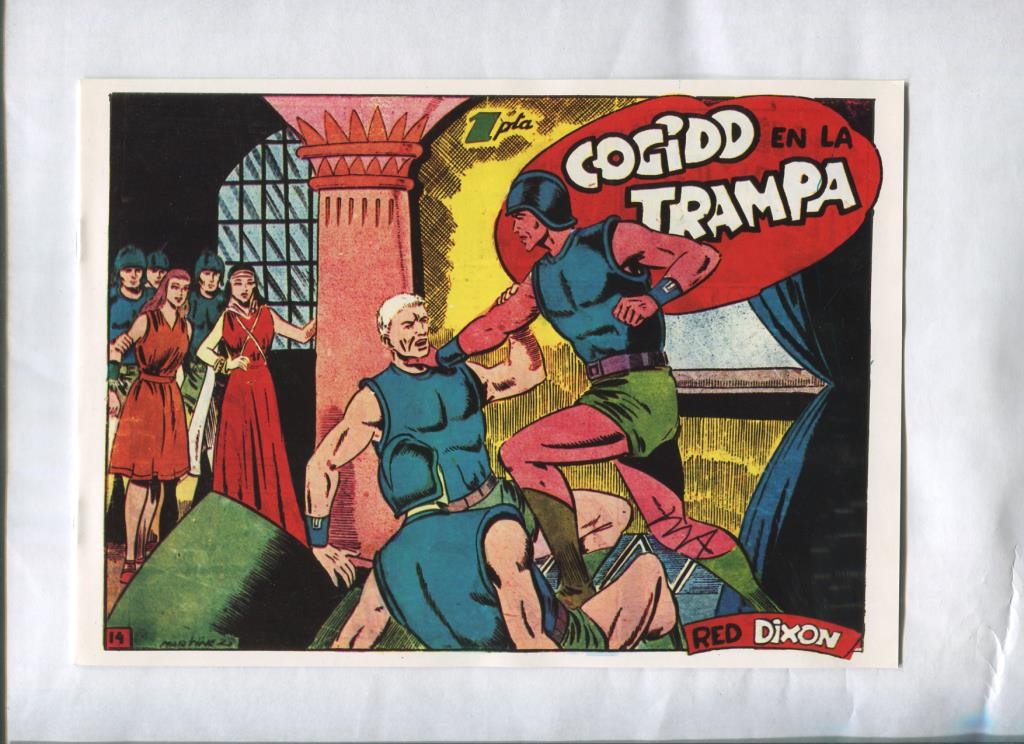 Red Dixon primera serie facsimil numero 14: Cogido en la trampa