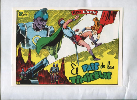 Red Dixon primera serie facsimil numero 15: El pais de las tinieblas