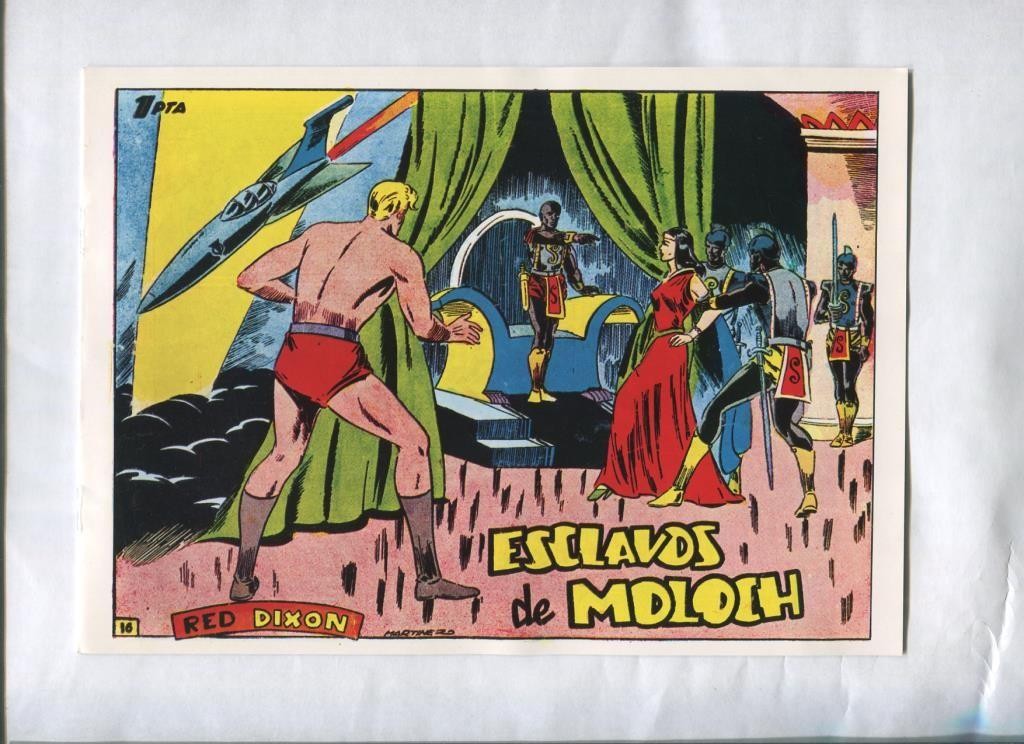 Red Dixon primera serie facsimil numero 16: Esclavos de Moloch