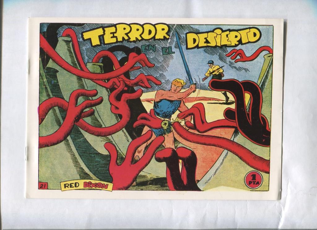 Red Dixon primera serie facsimil numero 21: Terror en el desierto