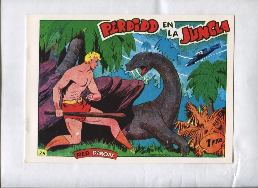 Red Dixon primera serie facsimil numero 24: Perdido en la jungla