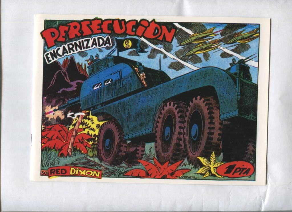 Red Dixon primera serie facsimil numero 30: Persecucion encarnizada