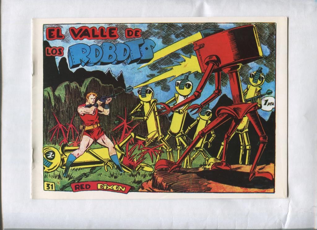 Red Dixon primera serie facsimil numero 31: El valle de los robots