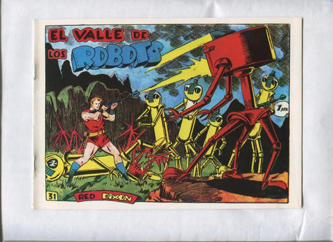Red Dixon primera serie facsimil numero 31: El valle de los robots