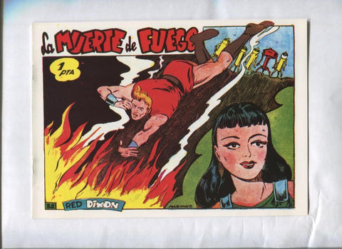 Red Dixon primera serie facsimil numero 32: La muerte de fuego