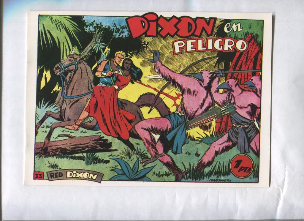Red Dixon primera serie facsimil numero 33: Dixon en peligro