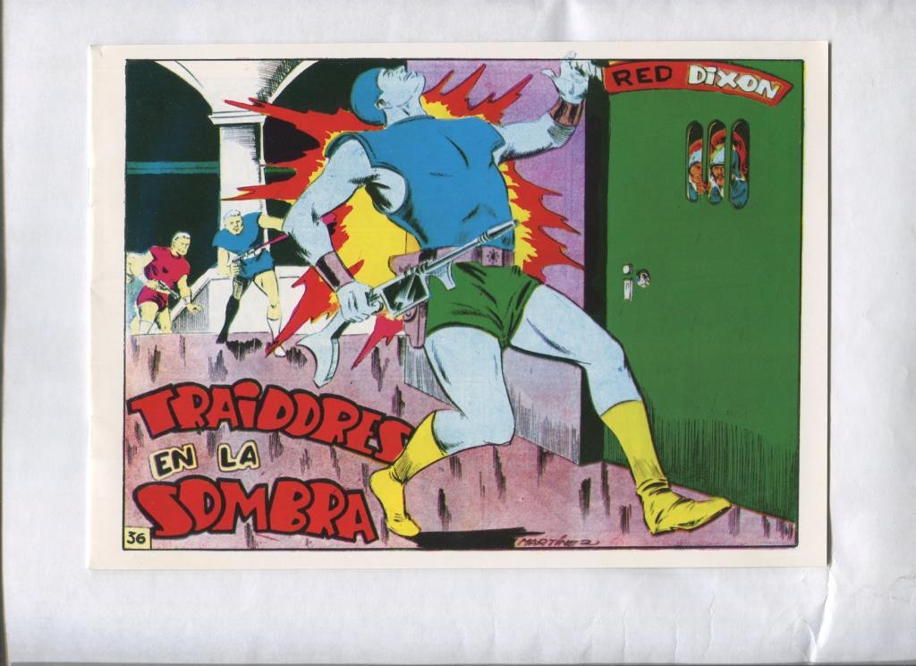 Red Dixon primera serie facsimil numero 36: Traidores en la sombra