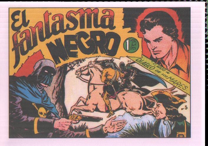 Facsimil: El Hijo del diablo de los mares numero 05: El fantasma negro