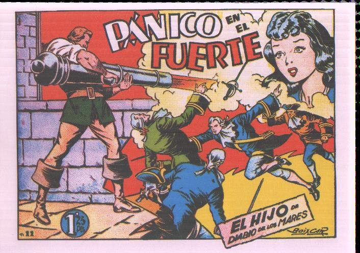 Facsimil: El Hijo del diablo de los mares numero 11: Panico en el fuerte
