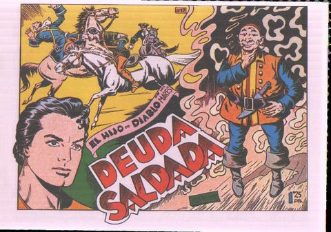 Facsimil: El Hijo del diablo de los mares numero 17: Deuda saldada