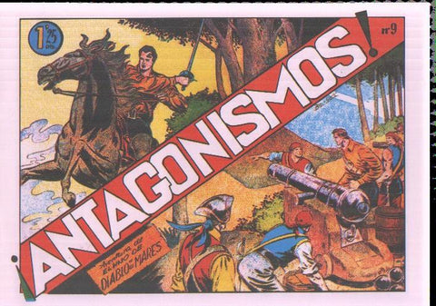 Facsimil: El Hijo del diablo de los mares numero 09: Antagonismos