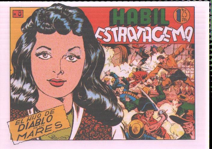 Facsimil: El Hijo del diablo de los mares numero 08: Habil estratagema