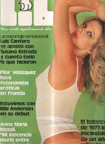 Revista: Lib numero 060, 1977: Anna Maria Rizzoli, en portada e interior- Luis Can-