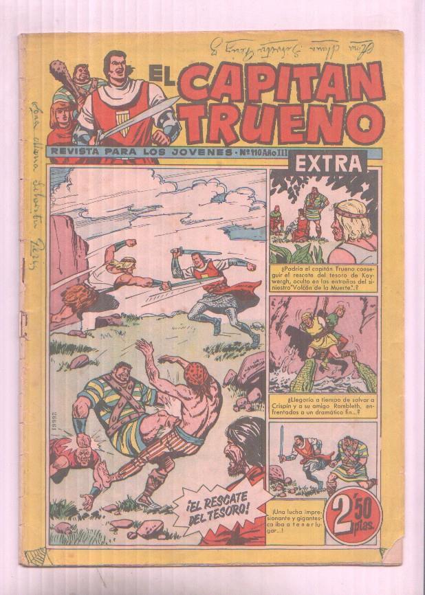 El Capitan Trueno Extra numero 110 (nombre dueño original en cubierta segun imagen)