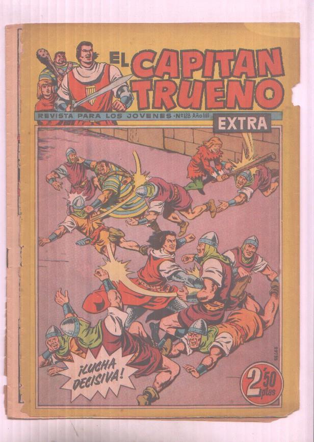 El Capitan Trueno Extra numero 128 (numerado 3 en trasera, cubierta suelta)