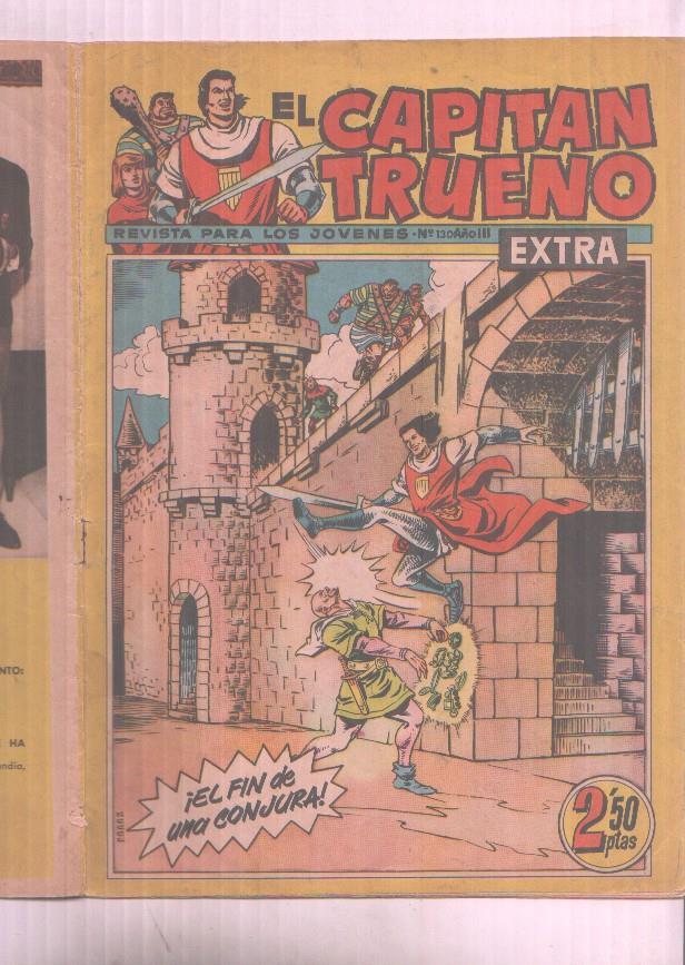 El Capitan Trueno Extra numero 130 (numerado 4 en trasera)