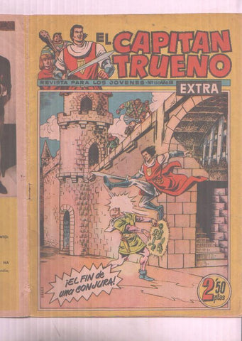 El Capitan Trueno Extra numero 130 (numerado 4 en trasera)