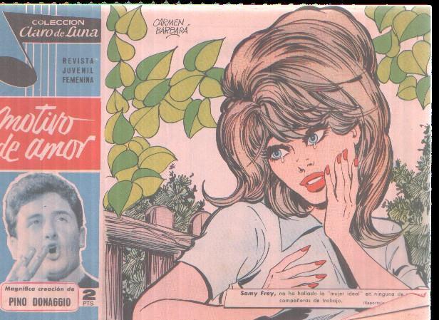 Claro de Luna numero 231: Cancion de Pino Donaggio (numerado 2 en trasera)