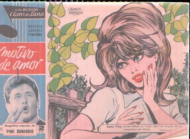Claro de Luna numero 231: Cancion de Pino Donaggio (numerado 3 en trasera)