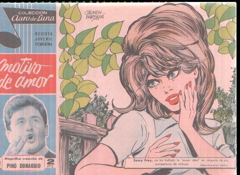 Claro de Luna numero 231: Cancion de Pino Donaggio (numerado 4 en trasera)
