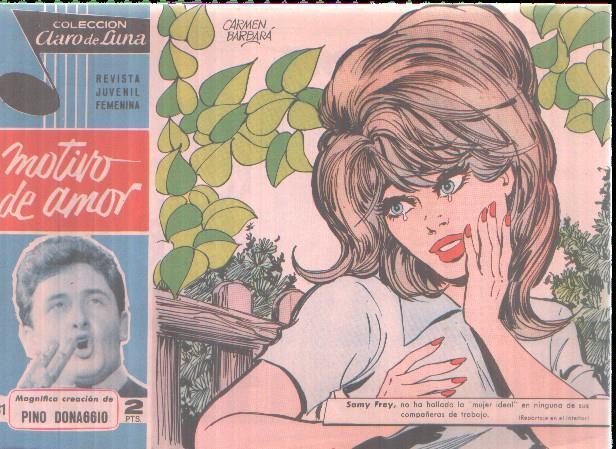 Claro de Luna numero 231: Cancion de Pino Donaggio (numerado 5 en trasera)
