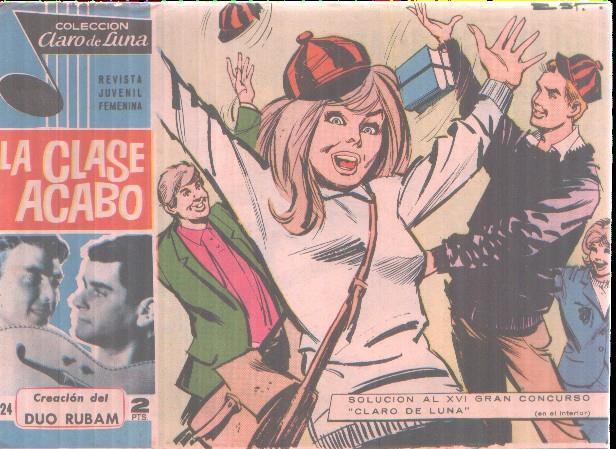 Claro de Luna numero 224: Cancion del Duo Rubam (numerado 4 en trasera)