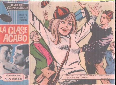 Claro de Luna numero 224: Cancion del Duo Rubam (numerado 4 en trasera)