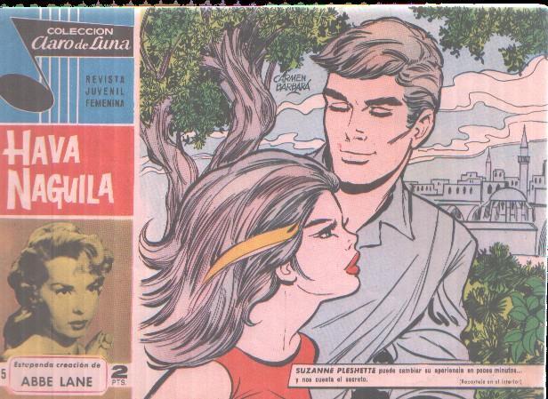 Claro de Luna numero 215: Cancion de Abbe Lane (numerado 4 en trasera)