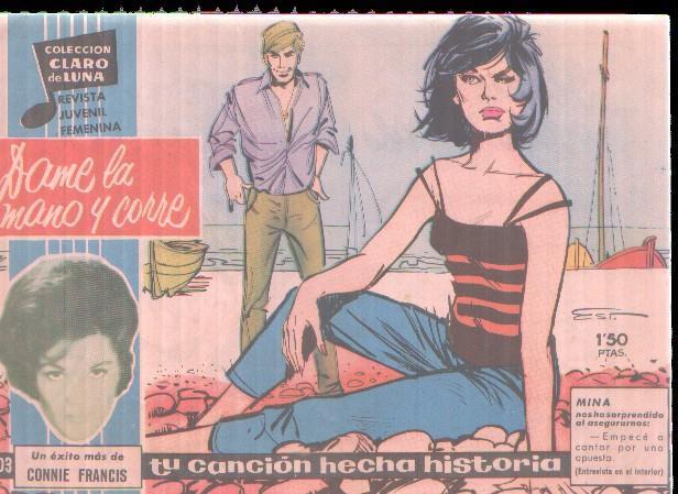 Claro de Luna numero 203: Cancion de Connie Francis (numerado 4 en trasera)