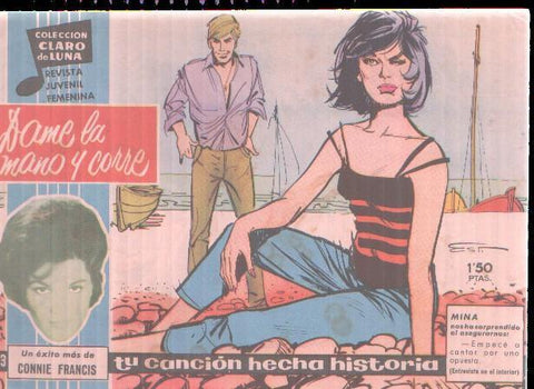 Claro de Luna numero 203: Cancion de Connie Francis (numerado 2 en trasera)
