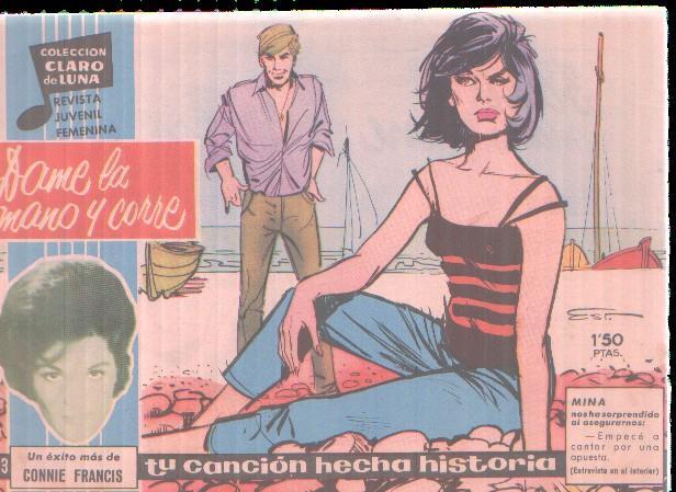 Claro de Luna numero 203: Cancion de Connie Francis (numerado 2 en trasera)