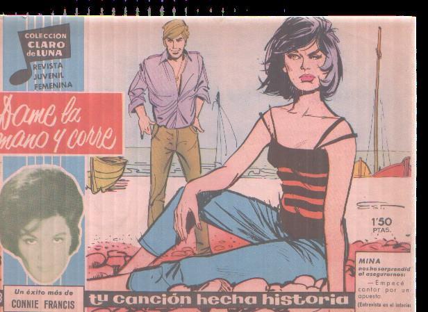 Claro de Luna numero 203: Cancion de Connie Francis (numerado 1 en trasera)
