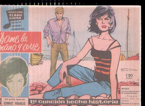 Claro de Luna numero 203: Cancion de Connie Francis (numerado 1 en trasera)