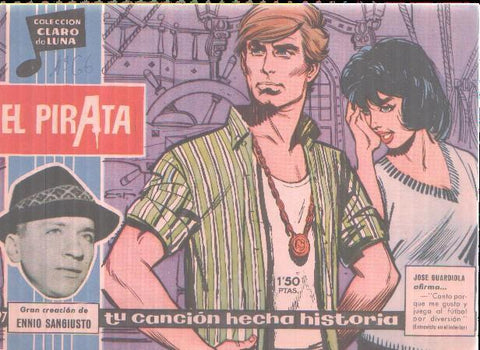 Claro de Luna numero 197: Cancion de Ennio Sangiusto (numerado 2 en trasera)