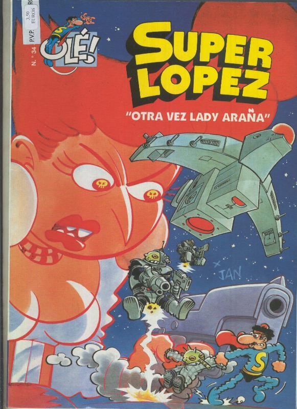 Ole Superlopez numero 34: Otra vez lady Araña