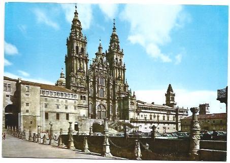 POSTAL A6734: Fachada del Obradoiro de la Catedral de Santiago de Compostela