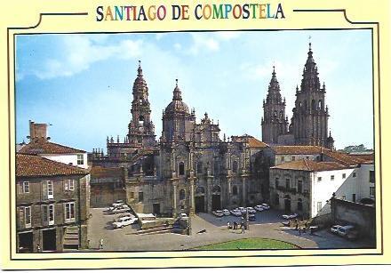 POSTAL A6733: Fachada de Azabacheria de la Catedral de Santiago de Compostela