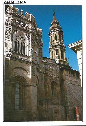 POSTAL A6738: Torre y cimborrio de la Catedral de Zaragoza