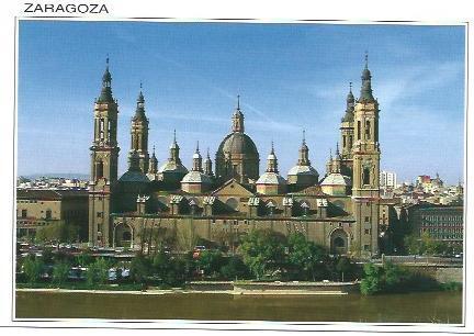 POSTAL A6745: Basilica de Nuestra Señora del Pilar, Zaragoza