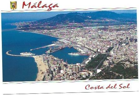 POSTAL A6700: Vista aerea de Malaga