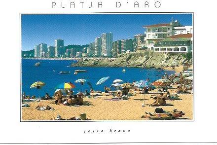 POSTAL A6717: Vista parcial de Platja d'Aro