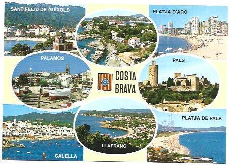 POSTAL A6712: Pueblos de la Costa Brava
