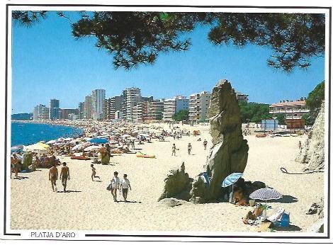 POSTAL A6810: Vista parcial de Platja d'Aro
