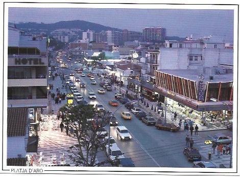 POSTAL A6811: Platja d'Aro de noche
