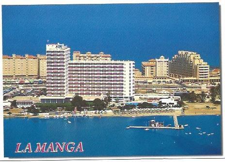 POSTAL A6799: Vista parcial de La Manga