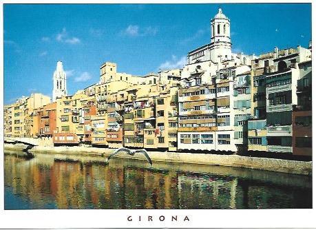 POSTAL A6828: Vista parcial de Girona